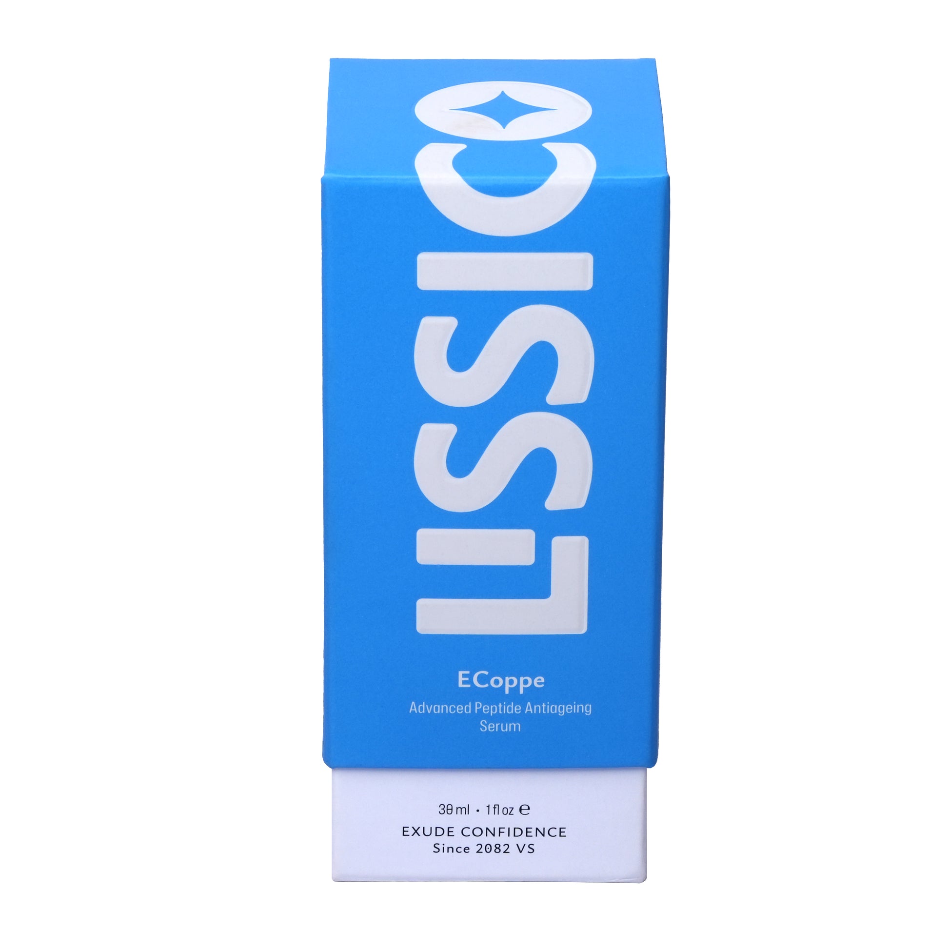 Lissico ECoppe peptide serum bottle