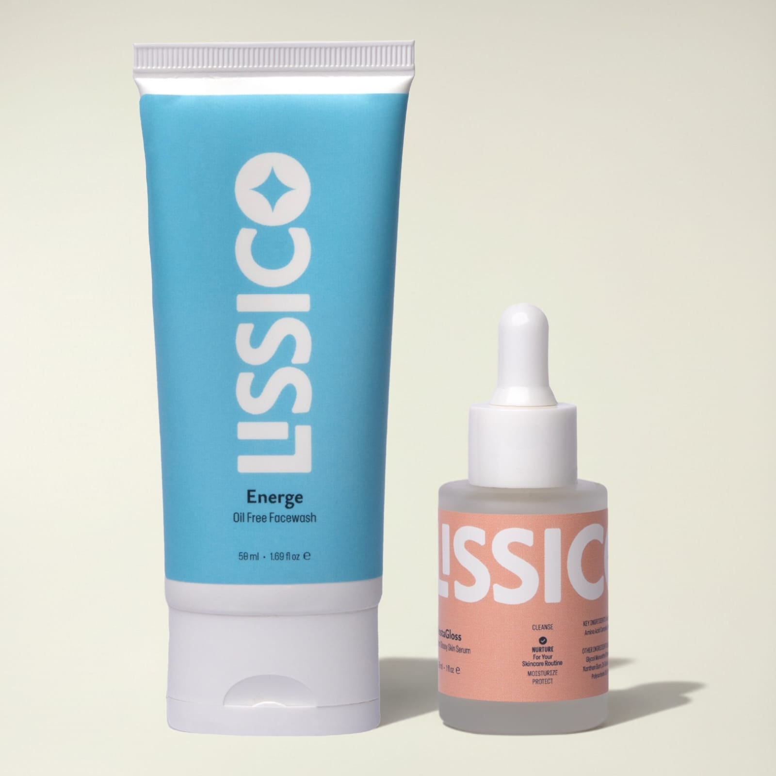 Glow Revival Duo - Instagloss Radiance Skin Serum + Energe Oil Free Facewash